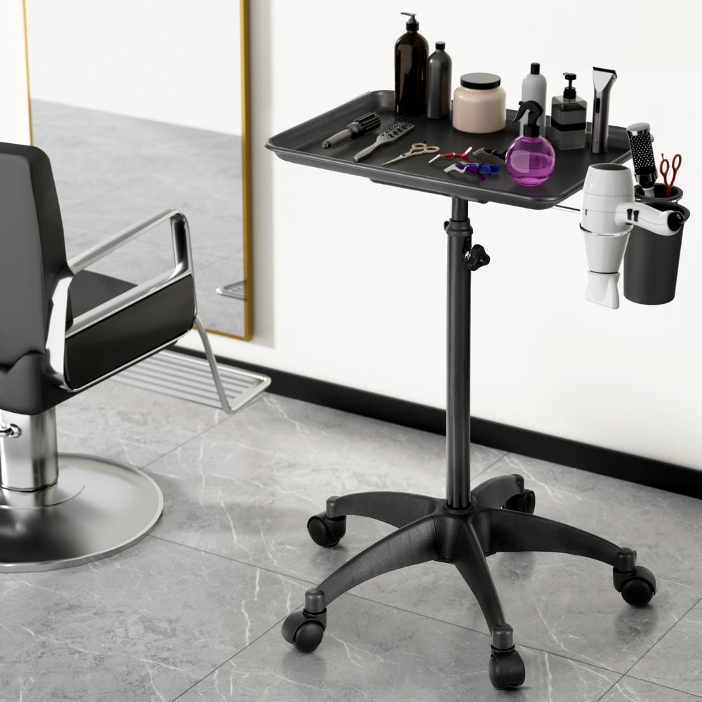 Black Minimalist Salon and Clinic Trolley