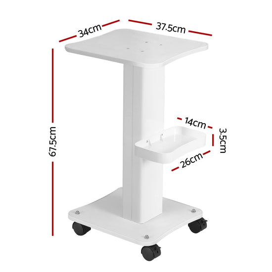 White contemporary beauty salon trolley