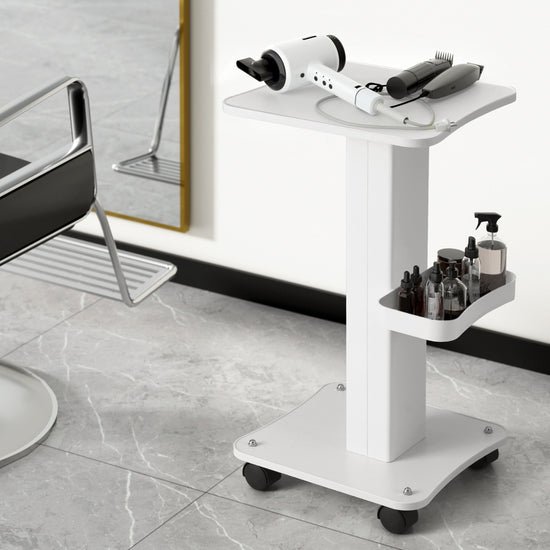 White contemporary beauty salon trolley